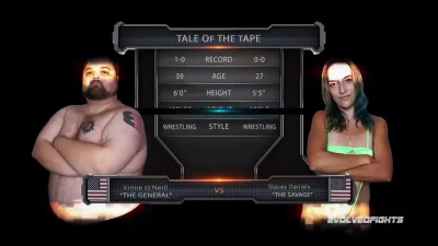 No-Holds-Barred Combat for Different Weight Classes: Sumo Wrestler Wins and Slim Blonde Sucks