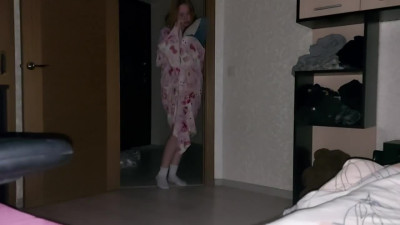 Stepsister had a nightmare and she needs my dick to calm down