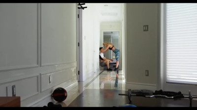 My personal MILF trainer shows me some tricks to lose some fat!