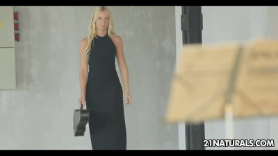 Cute Blonde Takes Violin Exam To One Teacher Absolutely Naked!