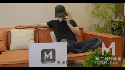 Hot Chinese couple got excited sitting together at the table