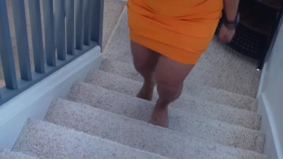 Huge Ass Mature Asian MILF Creampied by Daughter's Boyfriend