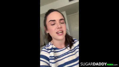 PAWG Teen Monica Scott becomes rich older dude's sugar girl.