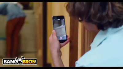 Stepson was peeping at maid but was caught by stepmother