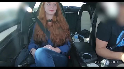 Redhead girl does not mind sex toys in her ass