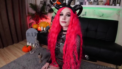Guy summoned a horny MILF demon to fuck her sweet ass harder than ever
