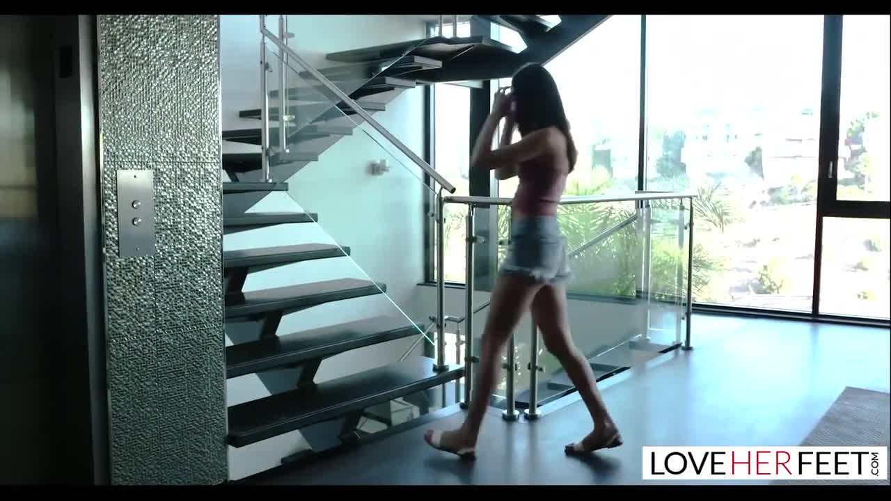 Watch A petite brunette indulges her sugar daddy with tender legs. Full. Duration: 12:20 | ePornBabe.