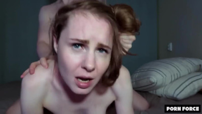 Petite redhead bitch gets hard sex & cumshot!