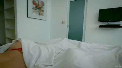 Stepmom woke up because of fingers in her pussy