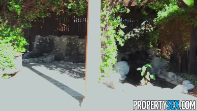 Brunette Aubree Valentine is a very horny Real Estate agent - POV