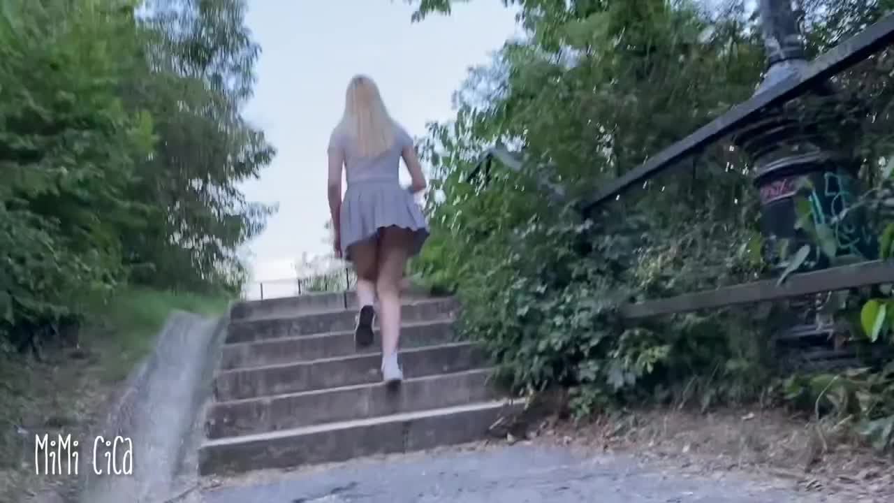 Watch Kinky teen upskirts and plays sweet cake outdoors - Solo Full. Duration: 04:12 | ePornBabe.