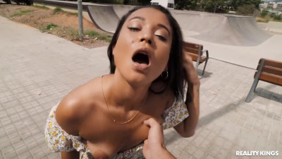 Little tight cunt gets stretched by big cock!
