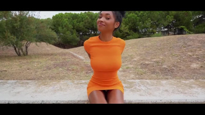 Stunning ebony Barbie Rous rough oily fuck