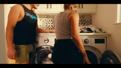 While doing Laundry I was interrupted by getting a Squirting Orgasm