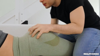 Only a big cock can distract juicy blonde from playing videogames