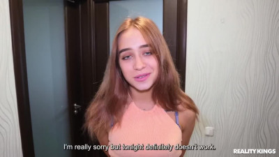 Married dude fucks young AirBnB tenant Molly Kelt