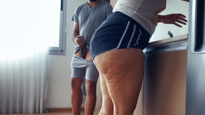 Curvy and Phat-Ass Latina stepmom gotta seduce the stepson