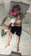 Amateur alternative lesbian couple in orgasmic vertical video homemade porn