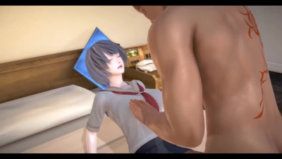 Honey Select 3D Hentai game - Schoolgirl fucked in a love motel