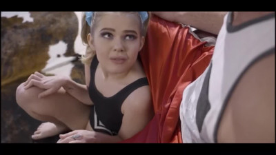Tiny gymnast girl seduced and used by her big old coach