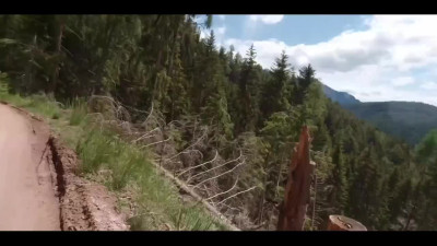 Couple of married Сyclists stop for some anal sex on the hills