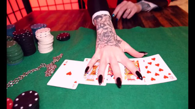 Yumeko Jabami receives hard cock as a poker prize