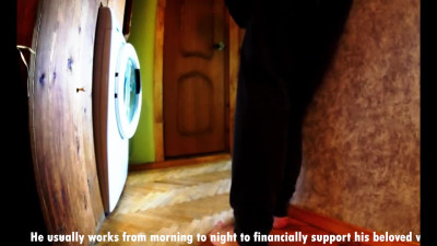 Cuckold watches wife fucks with energized neighbor, cuz his dick is bigger!