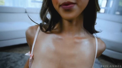 Huge facial after hot deepthroat from an asian hottie