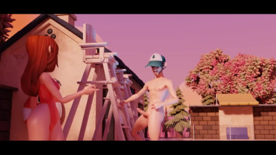 Wendy Corduroy sucks and fucks by the pool (Gravity Falls 3d Porn)