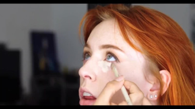 BTS of a redhead slut Madi Collins and her black friend with a huge dick