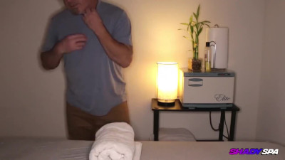 Dick massage and deepest BJ from skilled masseuse