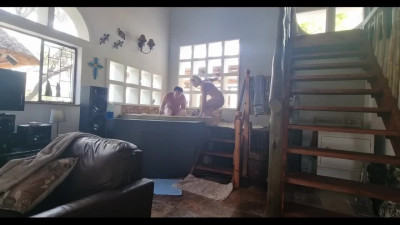 Jacuzzi foursome with three interracial girls! Bitches love doggy way