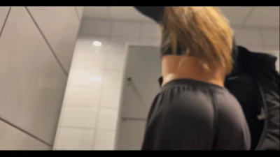 Dangerous Public Sex in GYM Locker Room (BIG ASS)