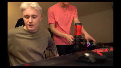 Slut cucks her bf's friend while he plays a video game