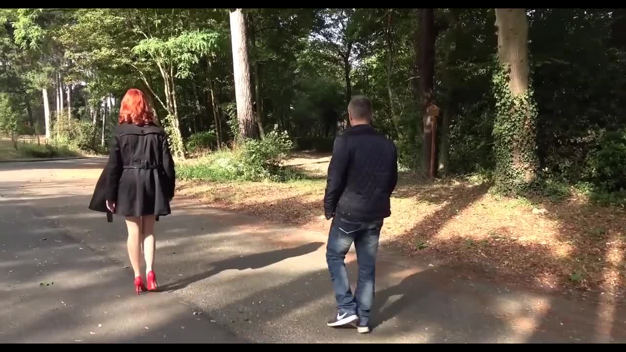 Watch Redhead slut double penetrated by two dominant strangers Full. Duration: 04:57 | ePornBabe.