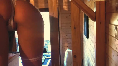 French Housemaid Services Boss with Blowjob & Romantic Sex
