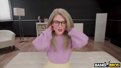 Petite cutie faced BBC for the 1st time and jumped with her butt-hole