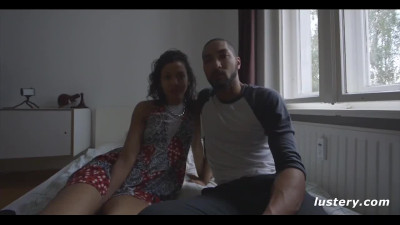 Lustful teen sucks dick, masturbates and fucks with her Real Boyfriend