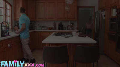 Stepfather  Brad Newman fucks his stepdaughter Ava Sinclaire and enjoys her blowjob.