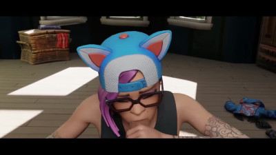 Overwatch 3D game scenes compilation. Busty bitches suck well!