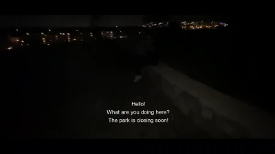 Girl was dumped and got so upset that had sex with the guard of the park