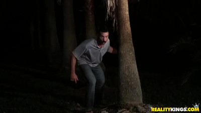 Satan power makes brunette hooker scream in pleasure!