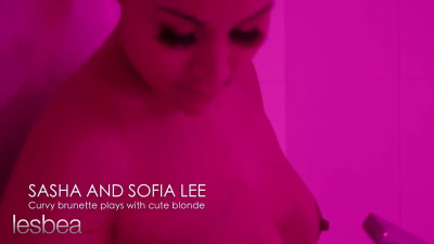 Clubbing continues with marvelous lesbian sex with busty Sofia Lee & Sasha