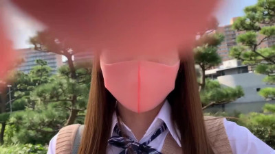 Japanese Kawaii Chubby Schoolgirl Cums Hard on Classmate's Dick