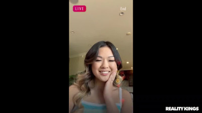 Asian influencer Lulu Chu fucks BBC on Instagram Live