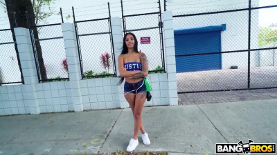 Latin girl fell for money and had with stranger in a van