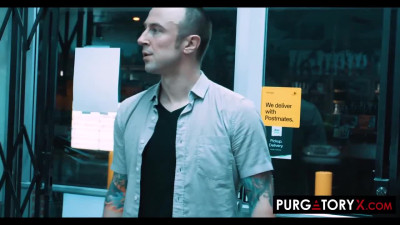 Nympho whore Gia Derza seduces random man in corner store at 2 am