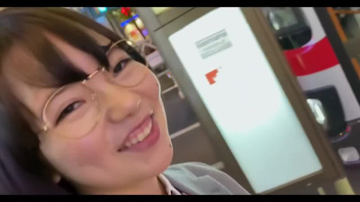 Busty Jap Schoolgirl with Glasses Titfucks Best Friend