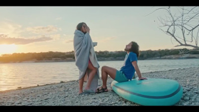 Amateur real couple fucking in the sunset