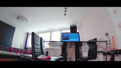 Webcam dildo riding with tanned PAWG